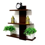 Wooden Wall Shelf for Home Decor Items, - Image 3